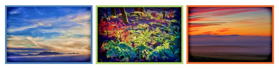 Blick vom Sulzer Berg auf das Pilatusmassiv - Herbststimmung im Wald - Blick Richtung Beromünster