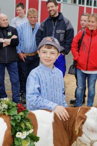Impressionen Jubiläumsschau 125 Jahre Fleckviehzuchtverein Eichberg auf dem Areal der Landwirtschaftschule BBZN Hohenrain.