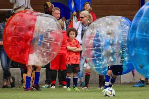 Elia, der "Ruud Gullit" von Sulz/LU am 2. Bubble Fussball Turnier des FC Hitzkirch auf dem Sportplatz Hegler Hitzkirch.