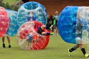 Elia, der "Ruud Gullit" von Sulz/LU am 2. Bubble Fussball Turnier des FC Hitzkirch auf dem Sportplatz Hegler Hitzkirch.