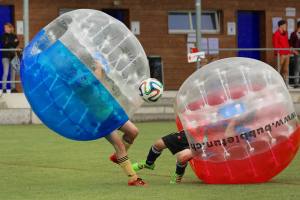Elia, der "Ruud Gullit" von Sulz/LU am 2. Bubble Fussball Turnier des FC Hitzkirch auf dem Sportplatz Hegler Hitzkirch.