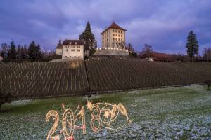 Nach Sonnenuntergang erste Tests mit dem kalten Pixelstick.