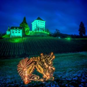 Zum Abschluss noch Versuche mit komplexeren Pixelstick-Motiven.