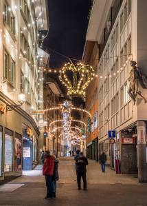 Weihnachtsbeleuchtung Rössligasse