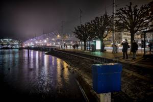Schwanenplatz mit Seebrücke