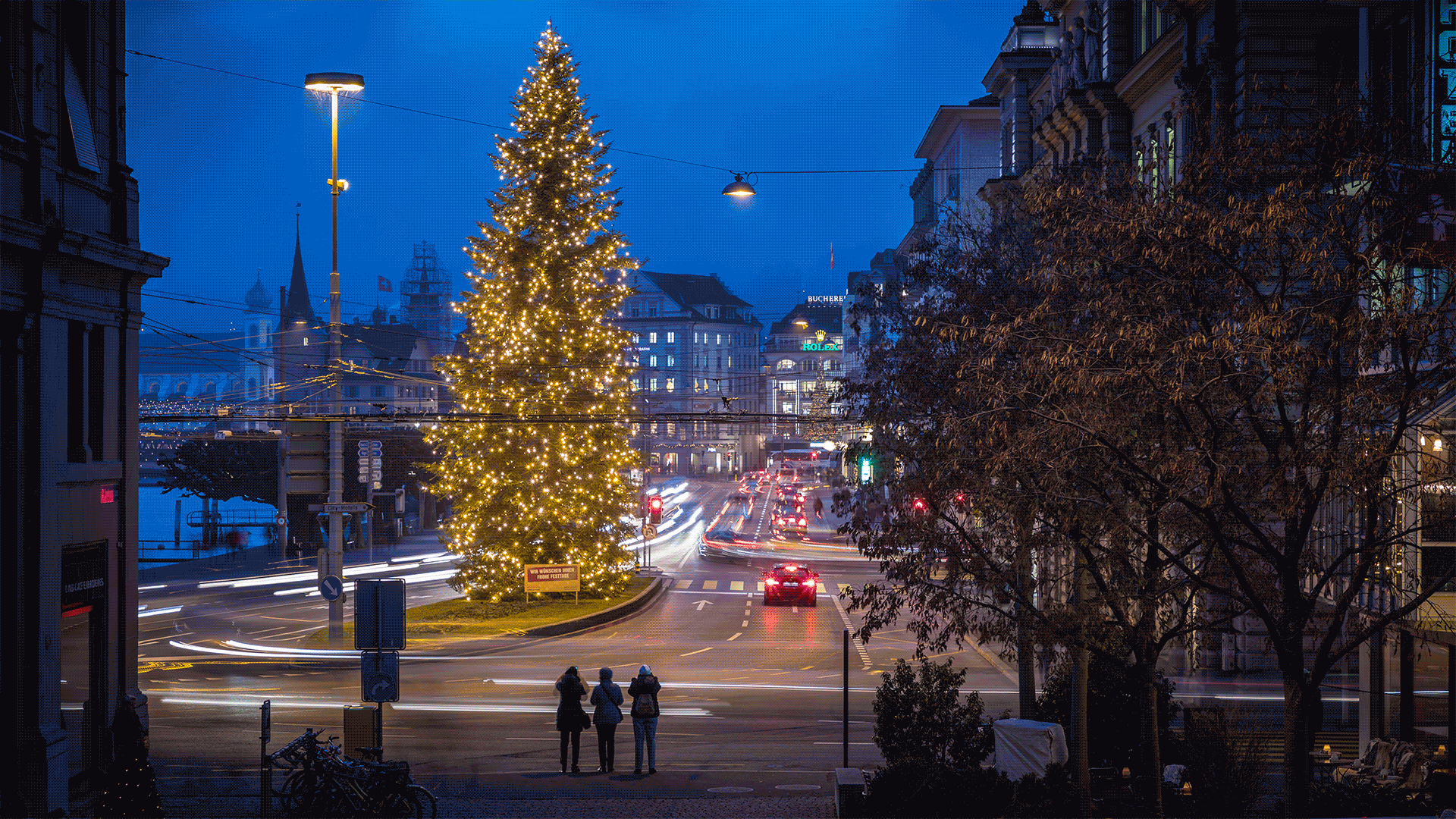 Der Christbaum in der&nbsp;Brandung…