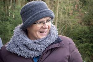 Astrid Budliger mit coolem Hut