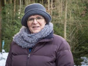 Astrid Budliger mit coolem Hut