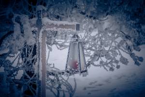 Winterliche Idylle im tiefverschneiten Langis-Kaltbad.