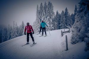Winterliche Idylle im tiefverschneiten Langis-Kaltbad.