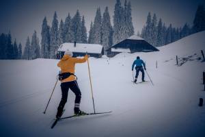 Winterliche Idylle im tiefverschneiten Langis-Kaltbad.