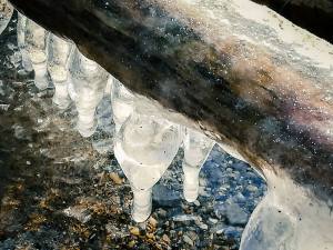 Eiskreationen am Baldeggersee (Smartphonephoto by Esther Studhalter)