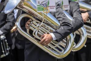 Stillgestanden für den Juror: Musikgesellschaft Hohenrain