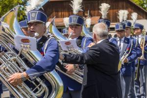 Die Musikgesellschaft Wauwil wird exakt vermessen